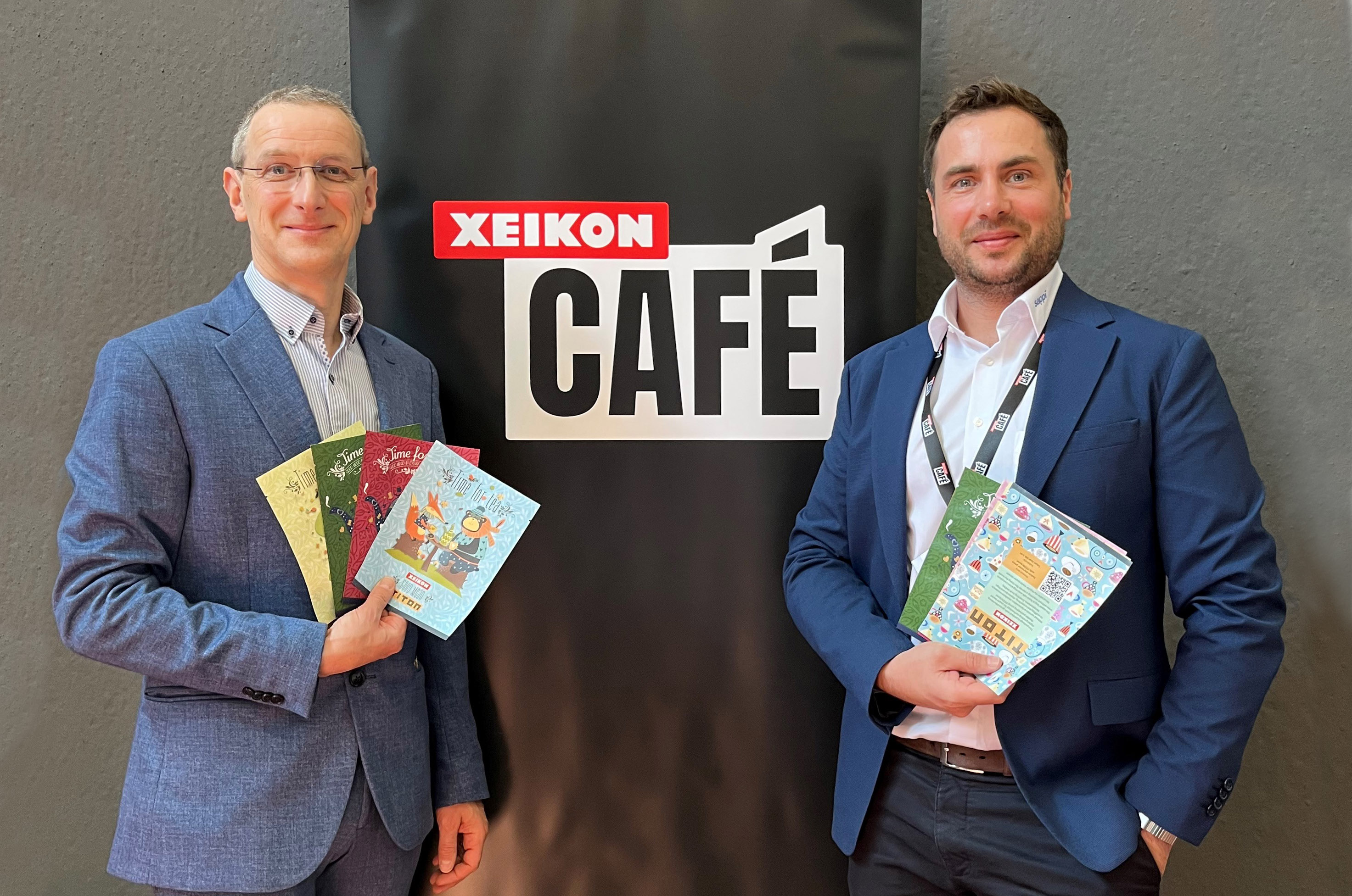 Frank Jacobs da Xeikon e Alexander Schroder da Sappi